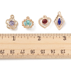 80Pcs 4 Style Rack Plating Eco-Friendly Iron Pendants&nbsp;IFIN-FS0001-24