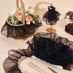 1Pc Organza Pleated Lace Trim Ribbon&nbsp;OCOR-HY0001-33A