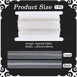4Yards Polyester Lace Ribbon&nbsp;SRIB-GF0001-73B-02