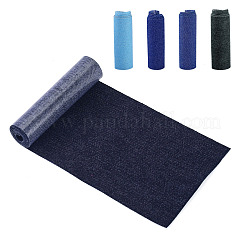 4Pcs 4 Colors Denim Cloth Iron on Sew on Patches&nbsp;SENE-TA0001-04