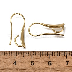 Brass Earring Hooks&nbsp;KK-H502-12G