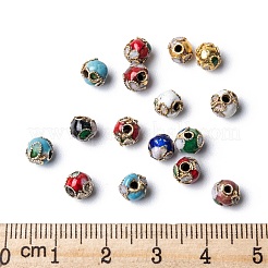 Handmade Cloisonne Beads&nbsp;CLB6mm-M-01