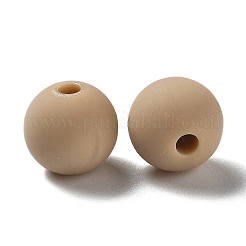 Frosted Opaque Acrylic Beads&nbsp;OACR-P019-01B-01