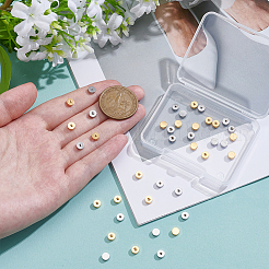 40Pcs 2 Colors 304 Stainless Steel Ear Nuts&nbsp;STAS-ME0002-90