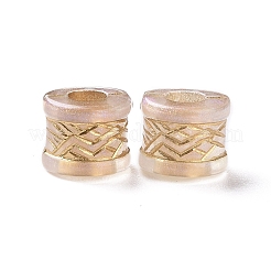 Plating Transparent Acrylic Beads&nbsp;OACR-P013-12