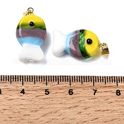 Handmade Lampwork Pendants&nbsp;LAMP-A007-01G-05-02