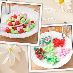 150Pcs 3 Styles PVC Strawberry Display Decorations&nbsp;DJEW-SC0001-31B