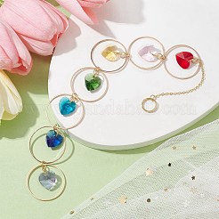 Faceted Glass Suncatchers&nbsp;HJEW-JM01649-01