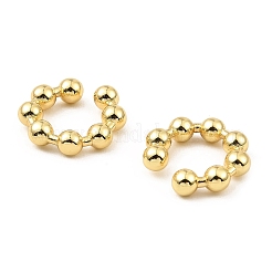 Rack Plating Brass Cuff Earrings&nbsp;LS-EJEW-L261-012G