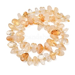 Natural Citrine(Heated) Beads Strands&nbsp;G-K393-B03