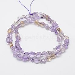 Natural Ametrine Beads Strands&nbsp;G-F521-22