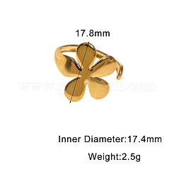 304 Stainless Steel Cuff Open Rings for Women&nbsp;FS-WG26AD2-02