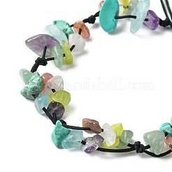 Chakra Theme Adjustable Bracelet&nbsp;BJEW-TA00372