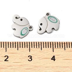 304 Stainless Steel Enamel Charms&nbsp;STAS-D018-05P