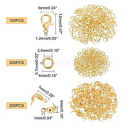200Pcs Brass End Bead Tips&nbsp;DIY-PH0002-96A-WH