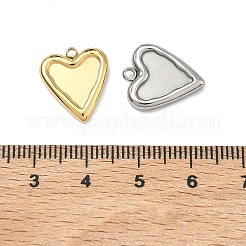 100Pcs 2 Colors 304 Stainless Steel Pendant Cabochon Settings For Enamel&nbsp;STAS-CC0001-13