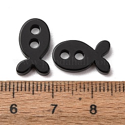 2-Hole Marine Organisms Opaque Resin Buttons&nbsp;RE-CBAE064-05B