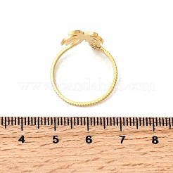 304 Stainless Steel Cuff Rings for Women&nbsp;LS-RJEW-F193-04G