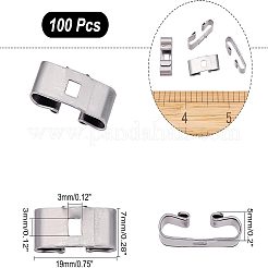 100Pcs Bolo Tie Slides Clasp Accessories&nbsp;IFIN-CA0001-54