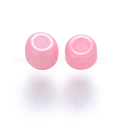 6/0 Baking Paint Glass Round Seed Beads&nbsp;SEED-S036-01C-04