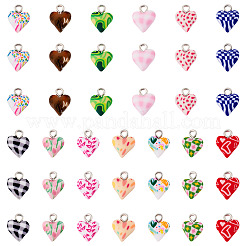 39Pcs 13 Colors Handmade Polymer Clay Charms&nbsp;CLAY-TA0001-91
