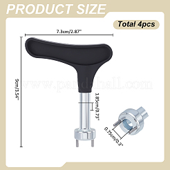 4Pcs Stainless Steel and Plastic Golf Shoe Spike Remover&nbsp;TOOL-ME0001-07