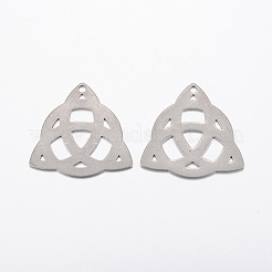 Tarnish Resistant 304 Stainless Steel Triquetra Pendants&nbsp;X-STAS-L200-60P