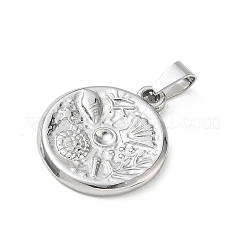 304 Stainless Steel Pendants Rhinestone Settings&nbsp;SA-CBA34D4-04P