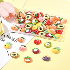 50Pcs Opaque Cartoon Resin Cabochons&nbsp;CRES-FS0001-19