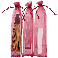 100Pcs Organza Drawstring Bags for Chinese Fan&nbsp;OP-GF0001-02C