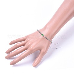 (Jewelry Parties Factory Sale)Adjustable Electroplate Glass Braided Bead Bracelets&nbsp;BJEW-JB04587-03