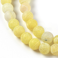Natural Weathered Agate Beads Strands&nbsp;G-P414-A04