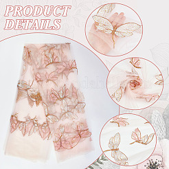 2 Yards Sequin Organza Fabrics&nbsp;DIY-GA0007-73A