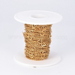 Ion Plating(IP) 304 Stainless Steel Cable Chains&nbsp;CHS-E017-01G