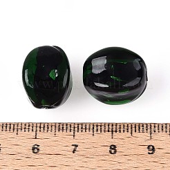 Handmade Silver Foil Lampwork  Beads&nbsp;FOIL-T024-12B