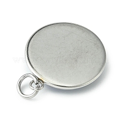 Stainless Steel Pave Resin Pendants&nbsp;PALLOY-JF02400