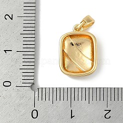 Brass Enamel Pendants&nbsp;KK-P283-28B-G