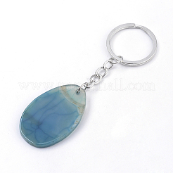 Natural Agate Keychain&nbsp;KEYC-S252-08