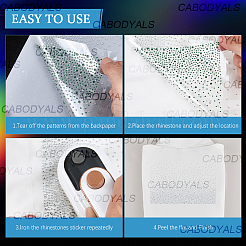 Glitter Glass Hotfix Rhinestone&nbsp;DIY-WH20430-435