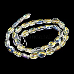 Electroplate Glass Beads Strands&nbsp;EGLA-C003-02