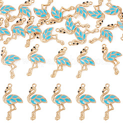 20Pcs Alloy Enamel Pendants&nbsp;ENAM-SW0002-06B