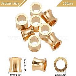SUPERFINDING 100pcs Brass Beads&nbsp;KK-FH0003-31