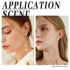 24Pcs 2 Color Alloy Flower Stud Earring Findings&nbsp;FIND-HY0001-56