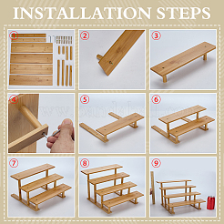 4-Tier Pine Commodity Shelf&nbsp;ODIS-WH0100-10