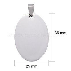 Tarnish Resistant 304 Stainless Steel Pendants&nbsp;STAS-I140-18S