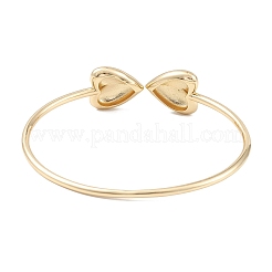 Rack Plating Brass Bangles&nbsp;BJEW-L652-25G