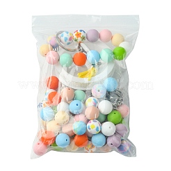 DIY Beaded Phone Charms Straps Keychain Making Kit&nbsp;DIY-FS0005-39C