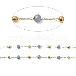 304 Stainless Steel Handmade Beaded Chains&nbsp;CHS-P017-A02-G