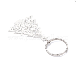 Christmas Trees 201 Stainless Steel Pendant Decorations&nbsp;KEYC-JKC01356