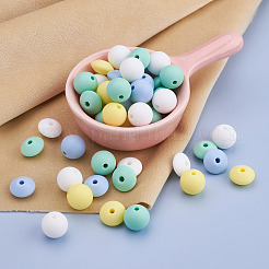 80Pcs 8 Style Food Grade Eco-Friendly Silicone Beads&nbsp;SIL-TA0001-03